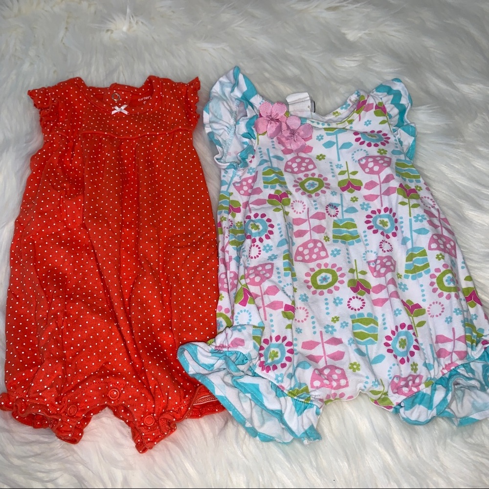 Girls romper — 9 months